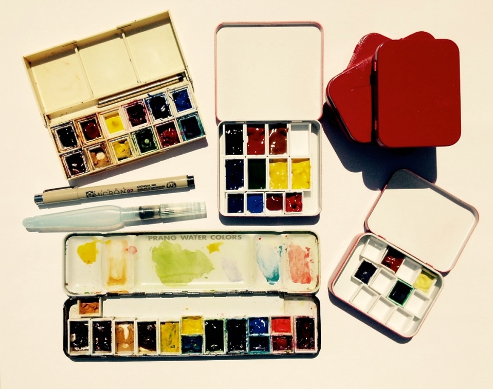 watercolor boxes